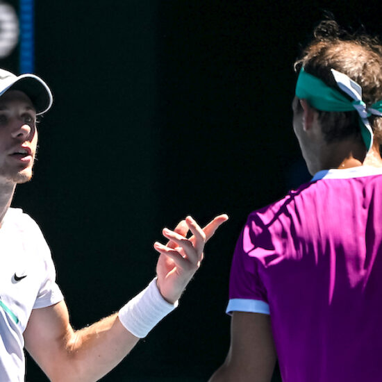 Denis Shapovalov Rafael Nadal Australian Open 2022