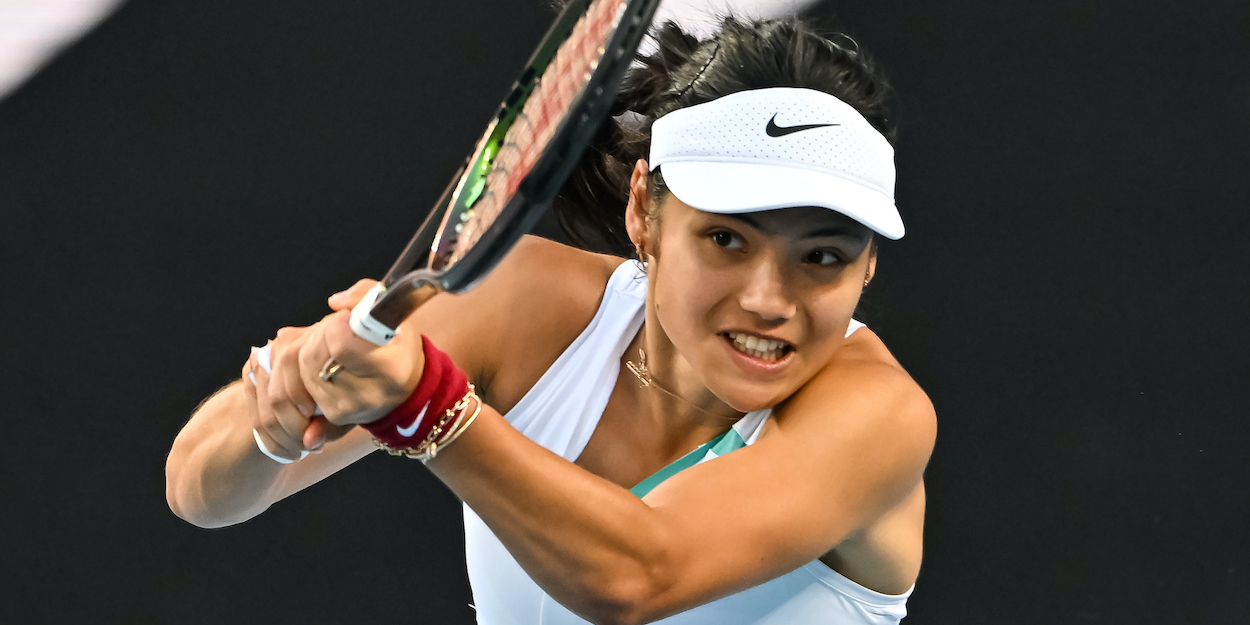 Emma Raducanu Australian Open 2022