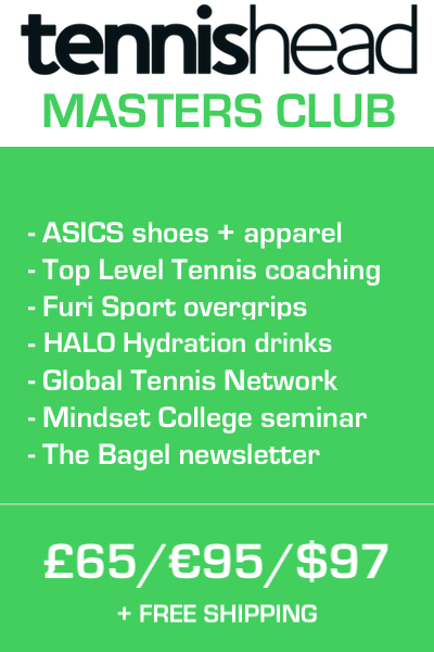 Tennishead Masters club pricing