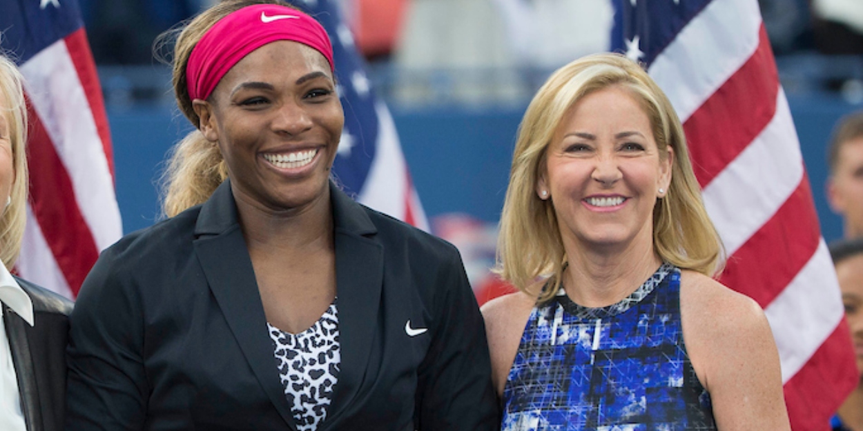 Serena Williams Chris Evert US Open 2014