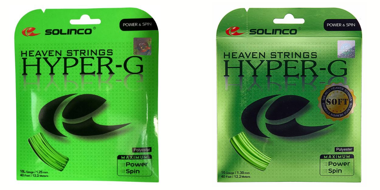 Solinco Hyper-G Round 16L/1.25 Tennis String (Green)