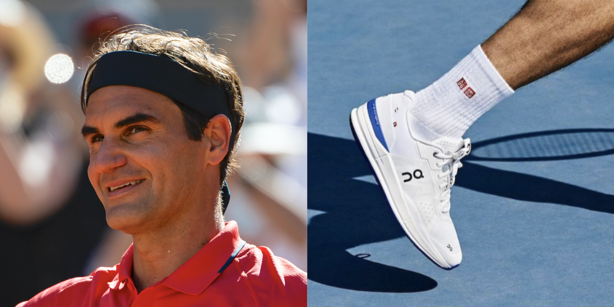 Roger Federer On Roger Pro tennis shoes
