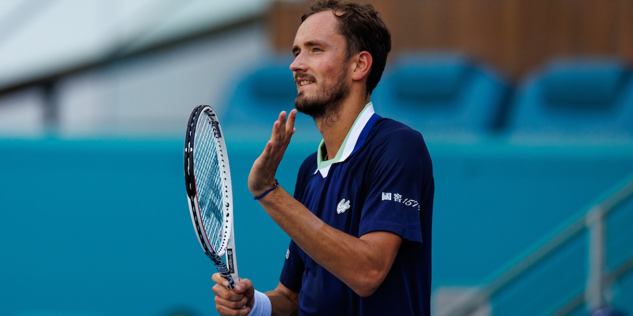 Tennis Channel - It's official, Daniil Medvedev takes the top spot