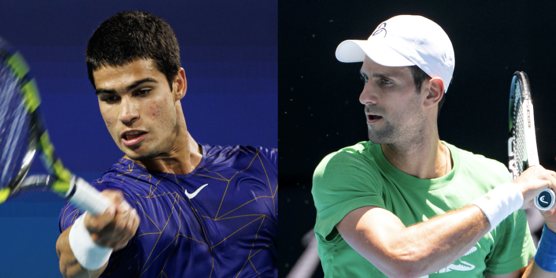 WATCH Djokovic and Alcaraz share practice ahead of Madrid openers