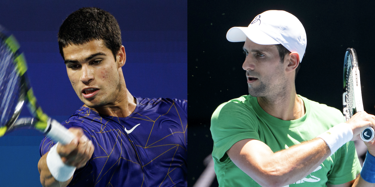 Carlos Alcaraz Novak Djokovic