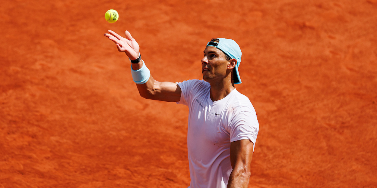 Rafa Nadal French Open practise 2022