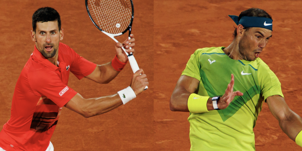 Rafael Nadal Novak Djokovic Roland Garros combo