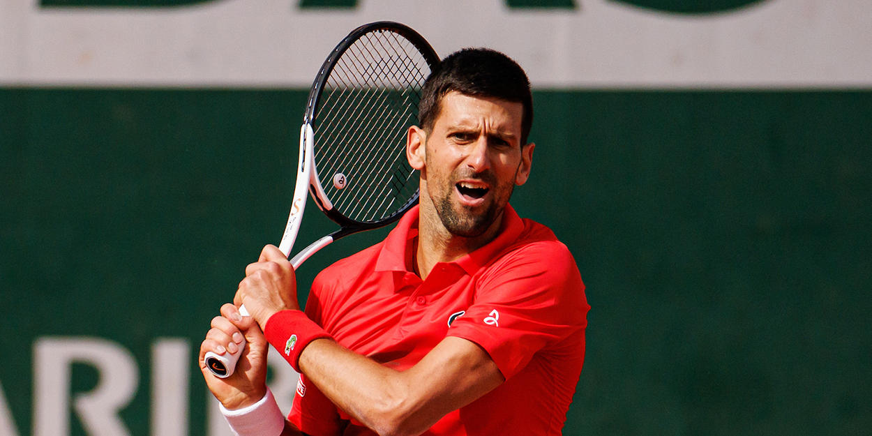 Novak Djokovic backhand Roland Garros