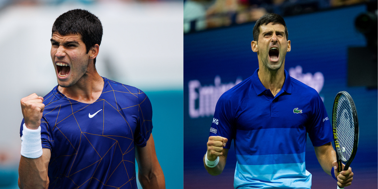 Carlos Alcaraz Novak Djokovic 2022