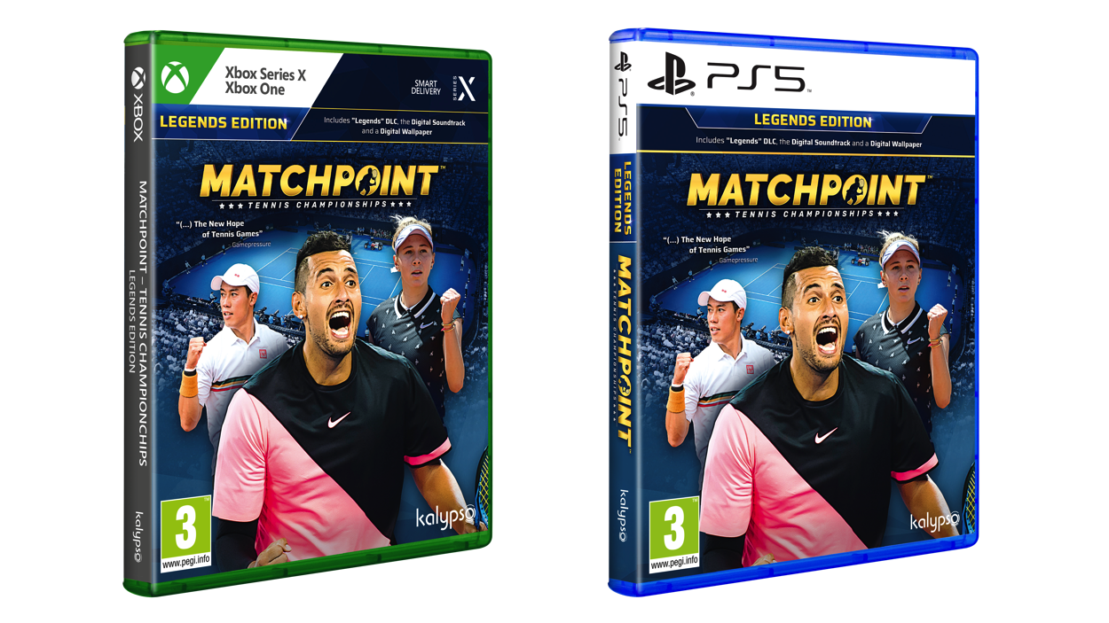 Win the new Matchpoint: Tennis Championships – Legends Edition computer game