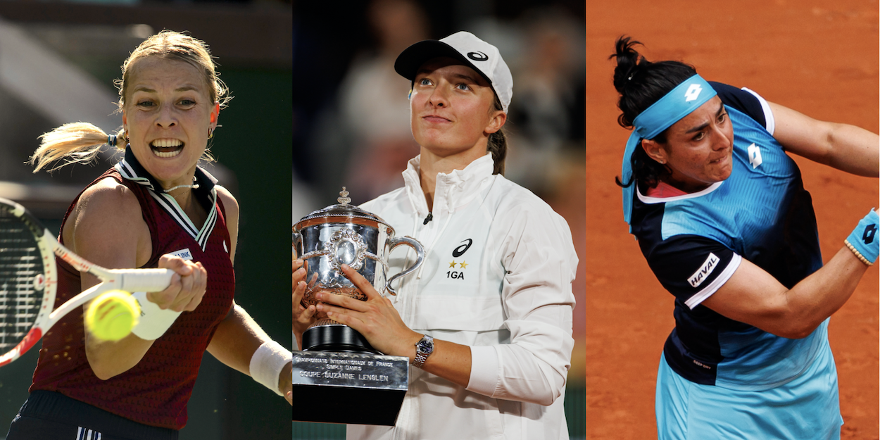 WTA rankings shake-up as Iga Swiatek Anett Kontaveit Ons Jabeur all benefit from Roland Garros 2022