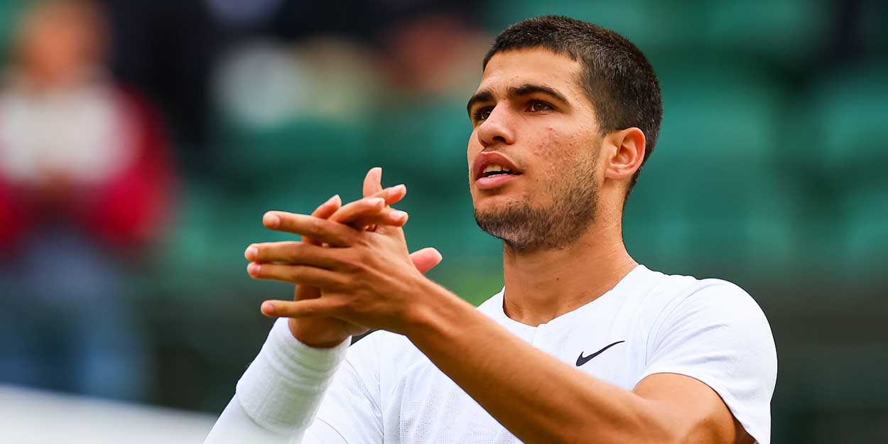 Carlos Alcaraz at Wimbledon