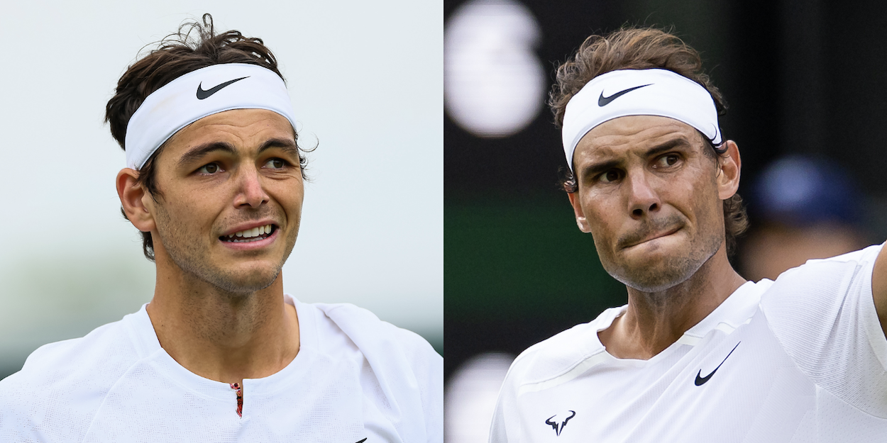 Rafael Nadal Taylor Fritz Wimbledon 2022