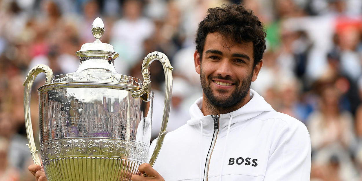 Matteo Berrettini wins ATP 500 Queen's 2022