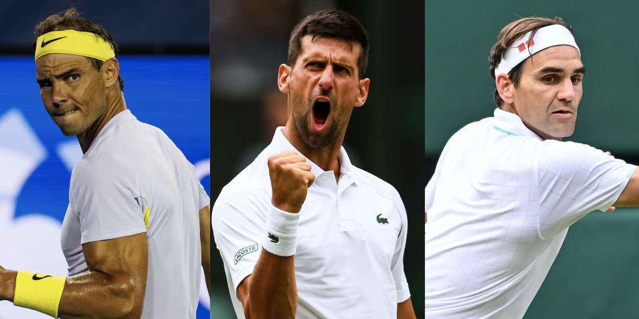 Novak Djokovic Rafael Nadal Roger Federer ATP top 10 records