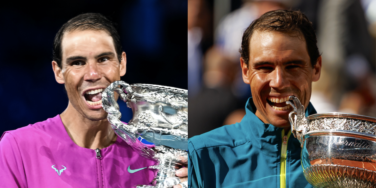 Rafael Nadal Australian Open and French Open 2022