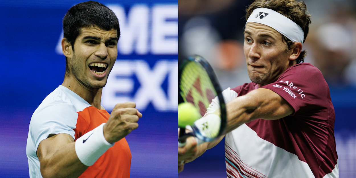 Carlos Alcaraz Casper Ruud US Open 2022 final