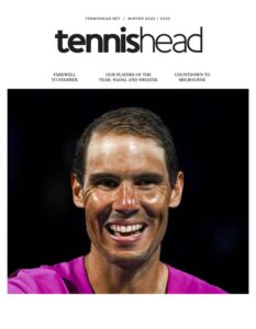 Tennishead magazine December 2022 cover image