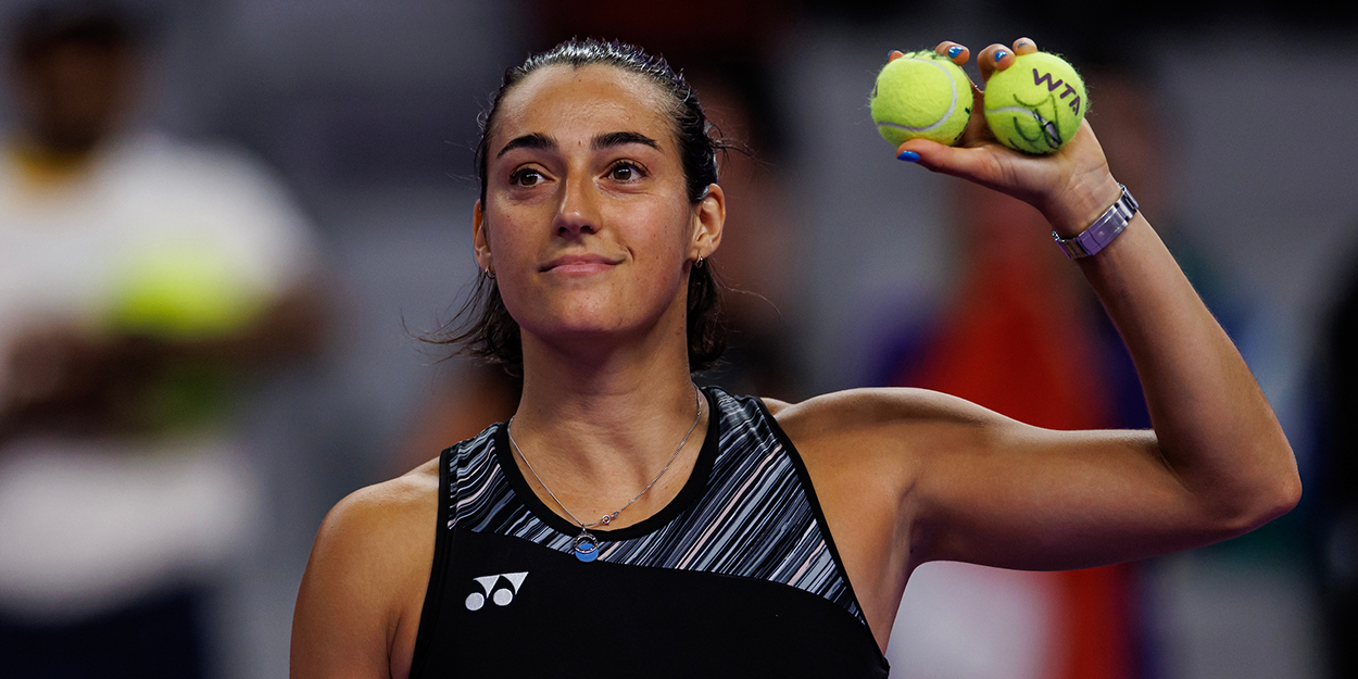 Caroline Garcia at WTA Finals