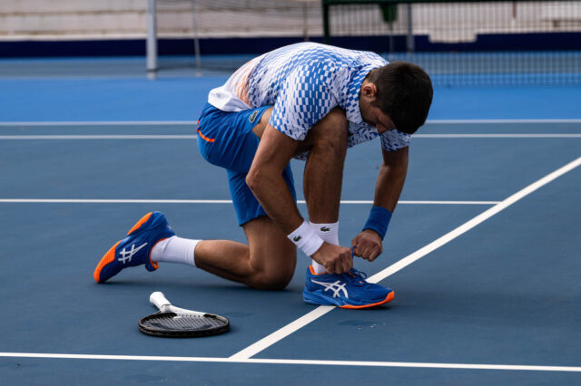 Djokovic shoes shop australian open