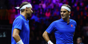 Roger Federer and Rafael Nadal at Laver Cup