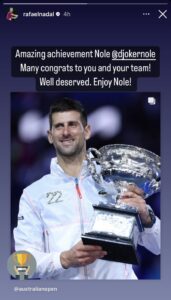 Novak Djokovic - Australian Open 2023