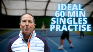 Perfect tennis singles practise drills