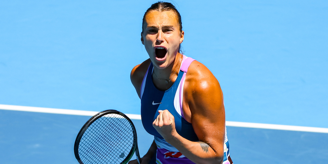 Aryna Sabalenka - top of the WTA rankings