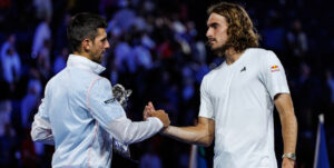 Novak Djokovic and Stefanos Tsitsipas - Australian Open 2023