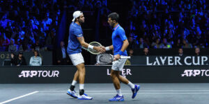 Novak Djokovic and Matteo Berrettini - Laver Cup 2022