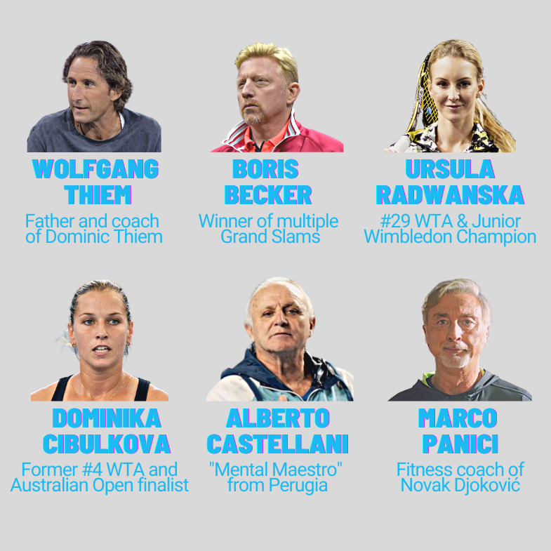Top Level Tennis coaches
