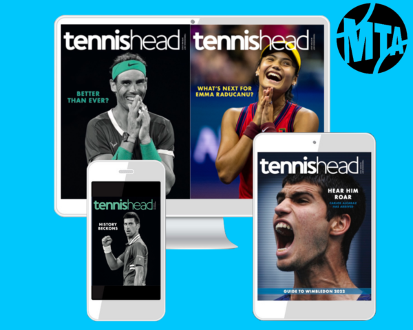 Tennishead magazine > MTA free subscription