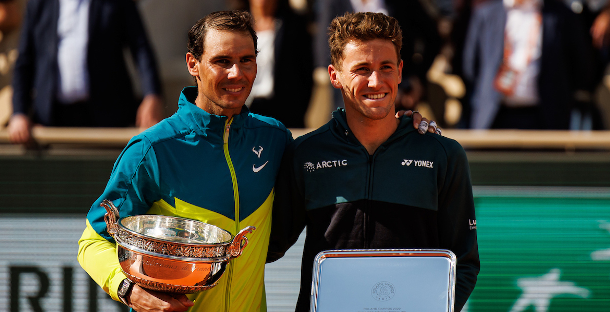 Rafael Nadal and Casper Ruud - Roland Garros 2022
