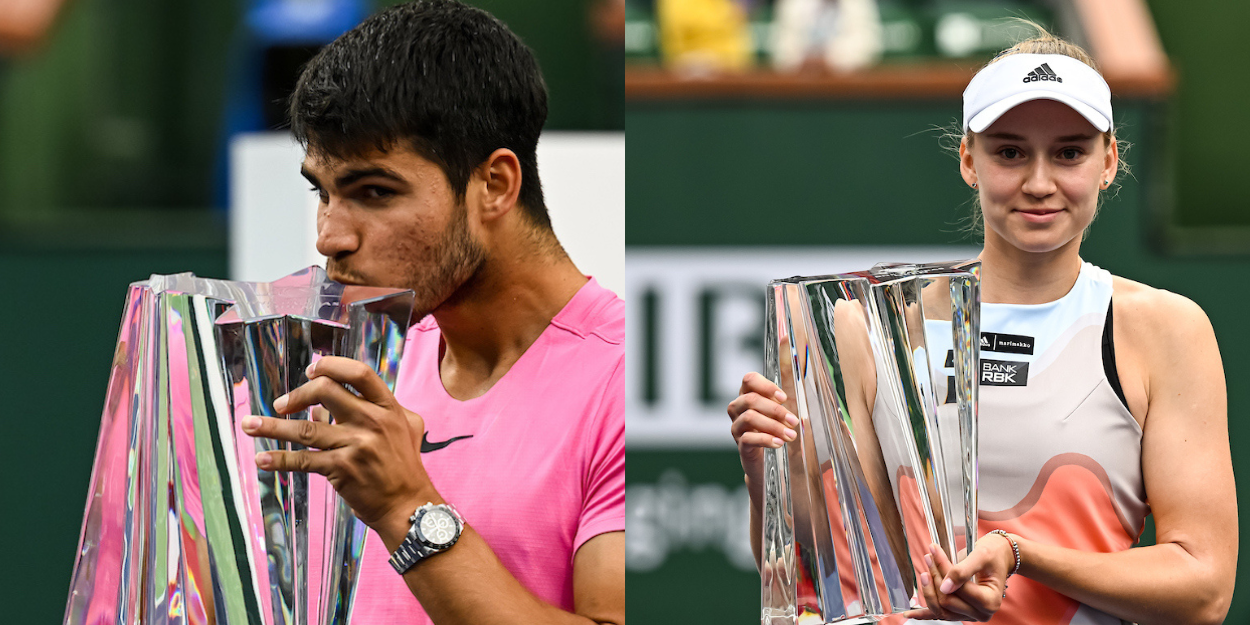 Carlos Alcaraz and Elena Rybakina - Indian Wells 2023