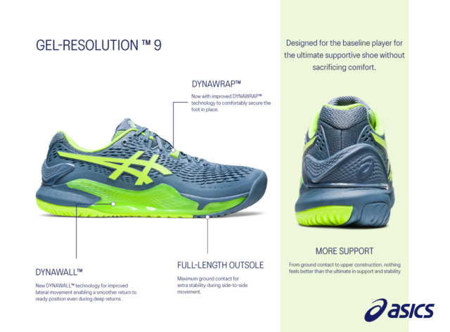 ASICS Gel-Resolution 9 (2023) tennis shoe review