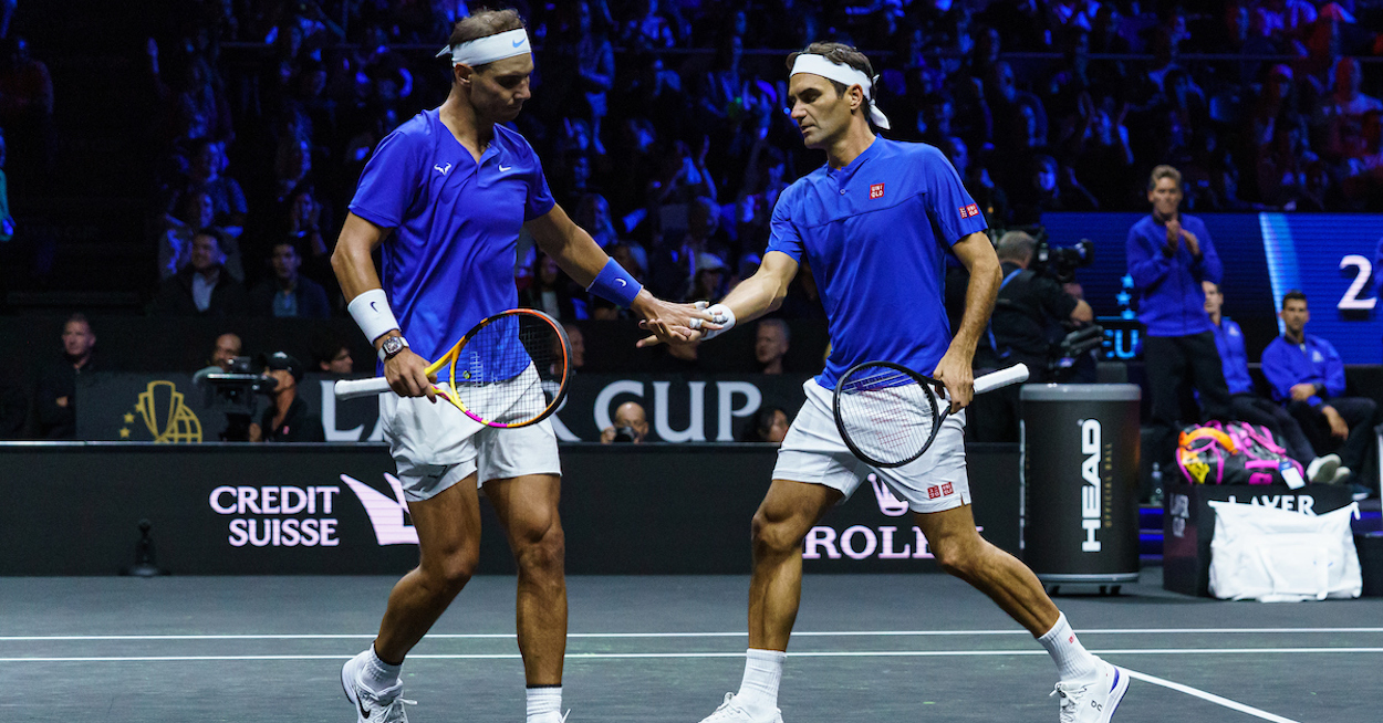 Roger Federer and Rafael Nadal - Laver Cup 2023
