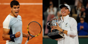 Carlos Alcaraz and Iga Swiatek - Roland Garros 2022