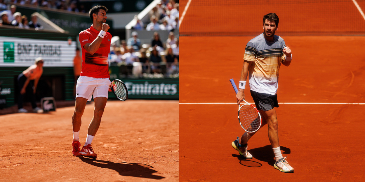 Novak Djokovic - Roland Garros 2022 and Cameron Norrie - Roland Garros 2023