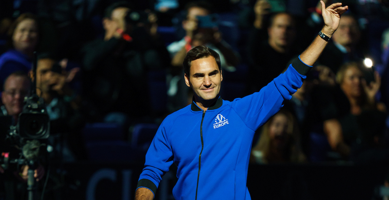 Last night Richard performed at Laver Cup Opening Night Gala. Wonderful  time had by all. 🎾 @therichardmarx #rogerfederer #johnmcenroe