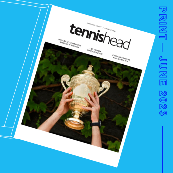 Tennishead magazine June 2023 cover