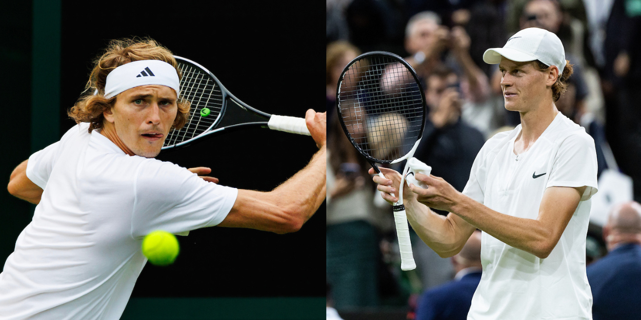 Alexander Zverev and Jannik Sinner - Wimbledon 2023