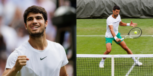 Carlos Alcaraz and Novak Djokovic - Wimbledon 2023