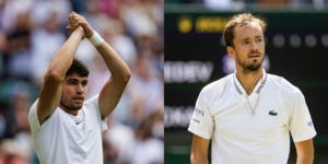 Carlos Alcaraz and Daniil Medvedev - Wimbledon 2023