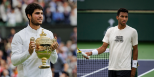 Carlos Alcaraz - Wimbledon 2023 and Felix Auger-Aliassime - Indian Wells 2021