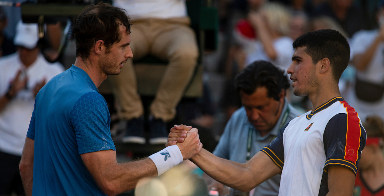 Andy Murray and Carlos Alcaraz - Indian Wells 2021