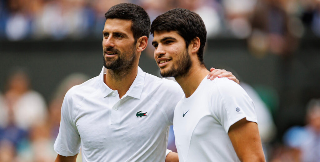 Jump The Queue For Wimbledon 2024 Tickets   DJOKOVIC ALCARAZ WIMBLEDON 16 07 2023 11557 1024x519 