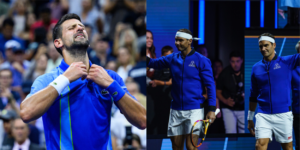 Novak Djokovic - US Open 2023 and Roger Federer, Rafael Nadal - Laver Cup 2022