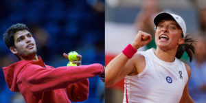 Carlos Alcaraz - US Open 2023 and Iga Swiatek - Roland Garros 2023