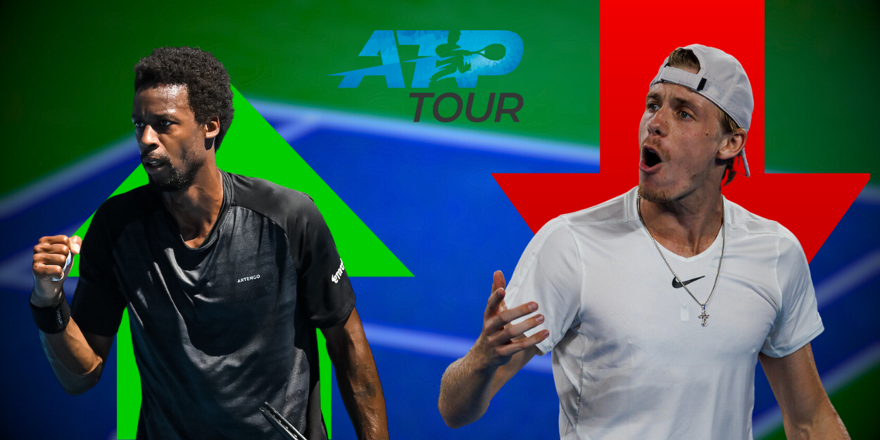 ATP Rankings (30/10/23) - Gael Monfils and Denis Shapovalov
