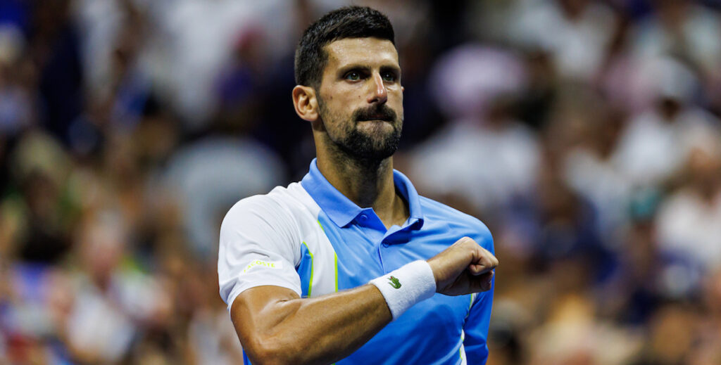 Tudo Sobre Desporto Mundial - DJOKOVIC DEIXA AVISO À CONCORRÊNCIA .  Elaborado pelo StarPeter TerStegen Donnaruma ***O Sr.Careca 🌟Doce 🍬 .  Novak Djokovic competiu pela primeira vez desde Wimbledon ao jogar na